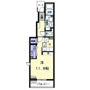 シャルマンキヨミ【1階】の間取り