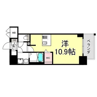 プレサンス池下トレス【10階】の間取り