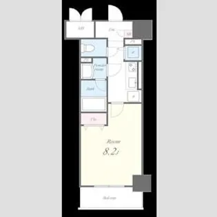 グリーンコート中島【2階】の間取り