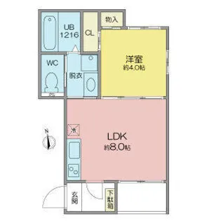 アンソレイエSAKAE【302号室】の間取り