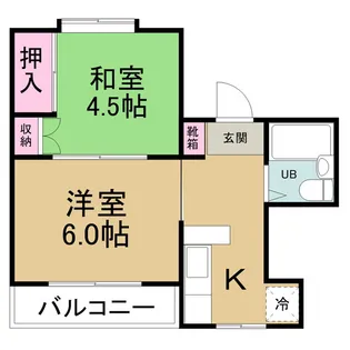 エクセル春岡【201号室】の間取り
