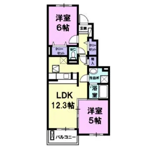 フォルテシモ【1階】の間取り