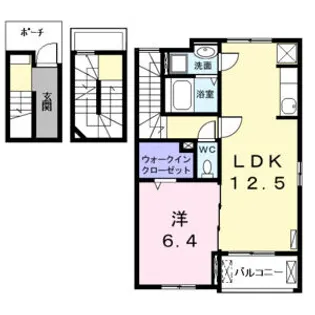 モデッサ芳野S【3階】の間取り
