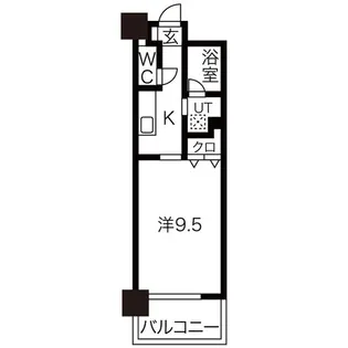 CASTELLO LUSSO【2階】の間取り