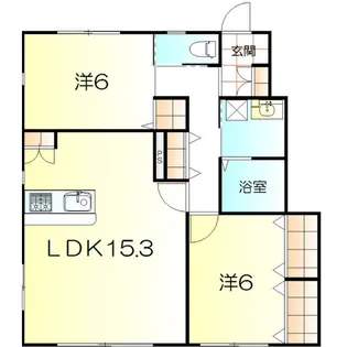 ピアニーフィールド C棟【1階】の間取り