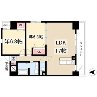 GRAN CREST【5階】の間取り