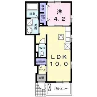 夢の森 A【1階】の間取り