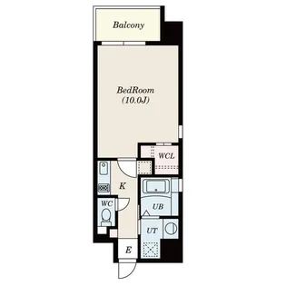 エルスタンザ栄南【9階】の間取り