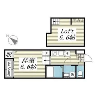 LUNA FORZA新守西【2階】の間取り