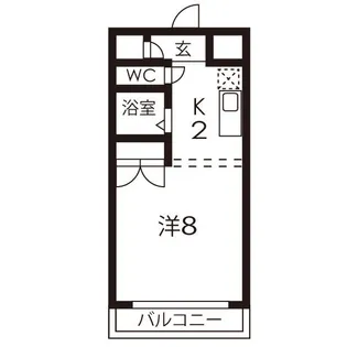 オークヒルズ円庄Ⅱ【3階】の間取り
