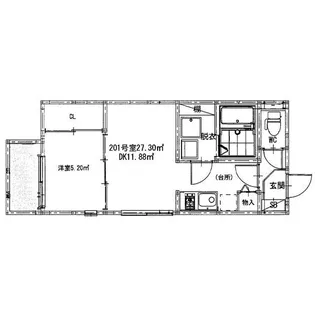 DiiRA敷島【2階】の間取り