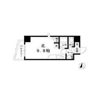 サン・アペックス名駅【10階】の間取り