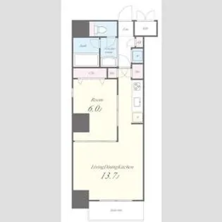 アモン フォンテーヌ【7階】の間取り