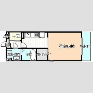 カーサタチバナ【2階】の間取り
