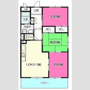 エスポワール【2階】の間取り