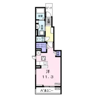 Calme(カルム)【1階】の間取り