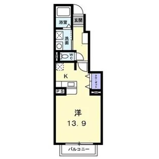 ドルチェⅠ【1階】の間取り