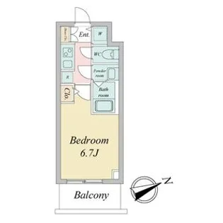 オーキッドレジデンス鶴舞(旧S-RESIDENCE鶴舞)【0402号室】の間取り