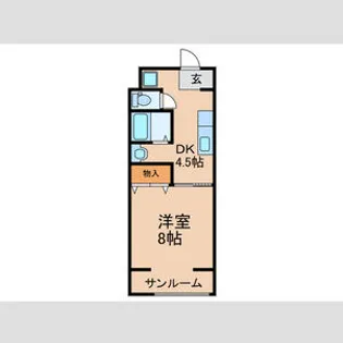 福島ハイツ【106号室】の間取り