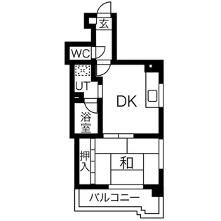 メゾンクリスタル【4A号室】の間取り