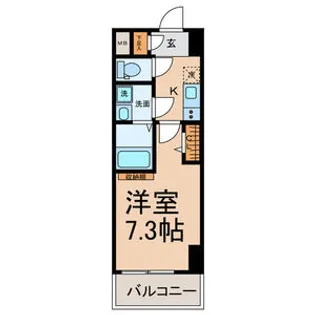 Sun State東海【7階】の間取り