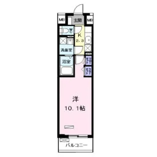 BRIO 名南【9階】の間取り