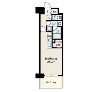 エルスタンザ名駅西【10階】の間取り