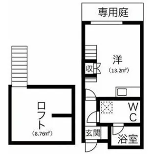 リーフ笠寺【105号室】の間取り