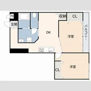 フィレンツェ一社【202号室】の間取り