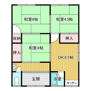 愛知県名古屋市南区本星崎町字大道【一戸建】の間取り