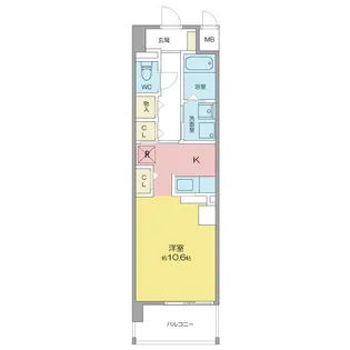 ラディナスティア【4階】の間取り