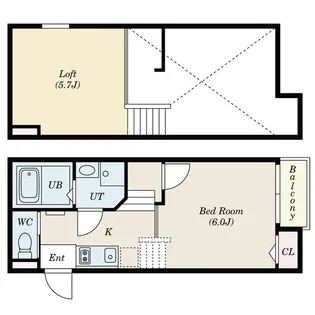 Graz名古屋駅北【1階】の間取り