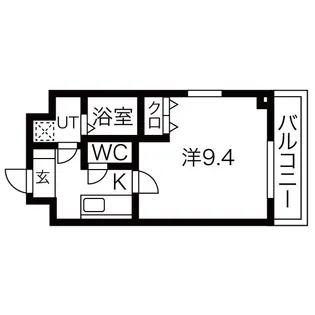 AH岩塚【3階】の間取り