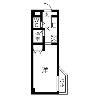 ラフィーネ野並【602号室】の間取り