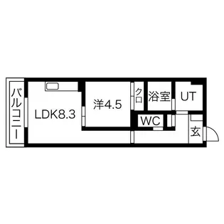 Anecis花の木【2階】の間取り