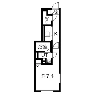 クレストタップ大曽根【5階】の間取り