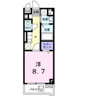 M2-CUBU【3階】の間取り