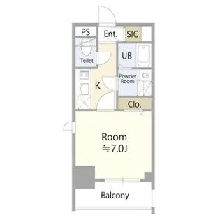 エスリード名古屋STATION WEST【9階】の間取り