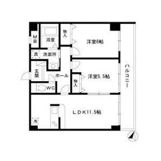 ウィル猫洞【101号室】の間取り