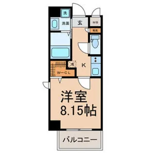 シャルマン新栄【2階】の間取り