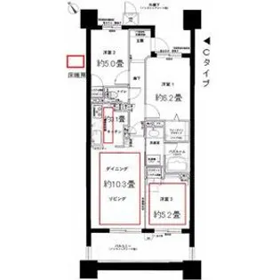 レジディア泉【0503号室】の間取り