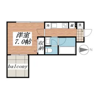 東桜コート【0701号室】の間取り