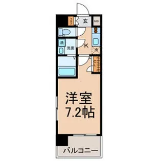 UURコート名古屋名駅【5階】の間取り