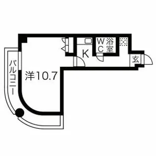 レジデンスフジ【302号室】の間取り