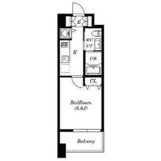 ラ・ヴィ・アン・ローズ【7階】の間取り