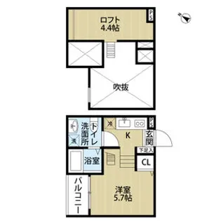 Tr na ng(ティルナノーグ)【202号室】の間取り