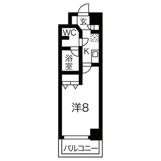 セイワソレイルコート【5階】の間取り
