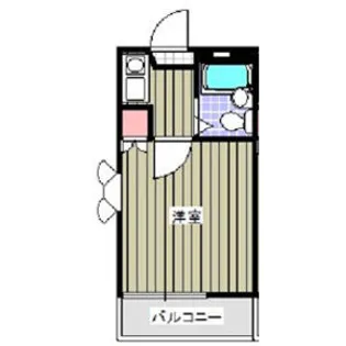 ドミール高畑【201号室】の間取り