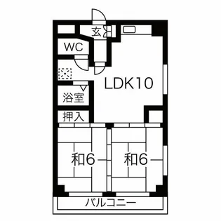 杉浦ビル【301号室】の間取り