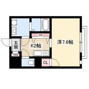 アーバンハイツ中町Ⅱ番館【2階】の間取り